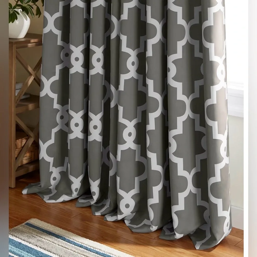 Exclusive Home Sateen Woven Room Darkening Blackout Grommet Top Curtain Panel Pr - Picture 6 of 12